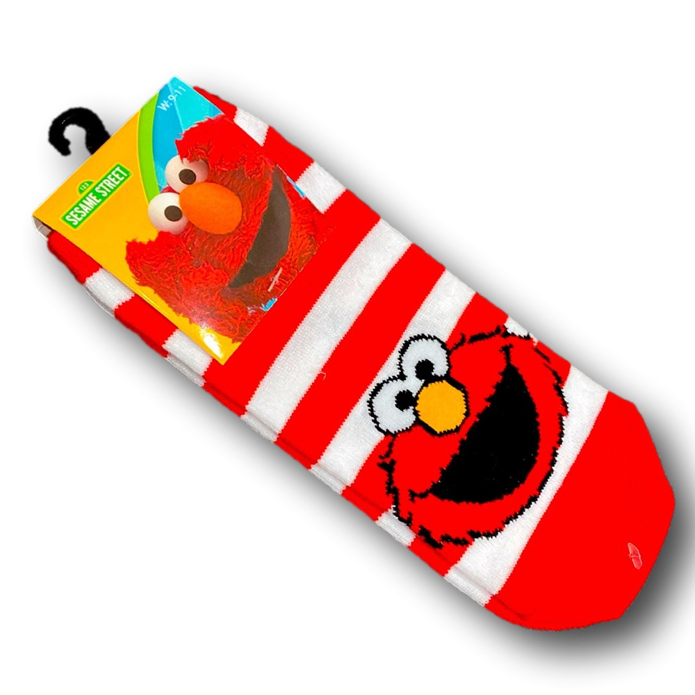 3/$20 Elmo Sesame Street Funny Novelty Ankle Socks - NWT - Picture 3 of 3